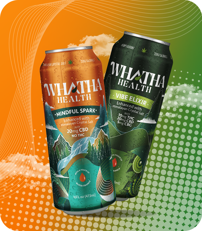 Chill Combo CBD THC Water Pack | 3 + 3 Functional Waters - Whatha Health