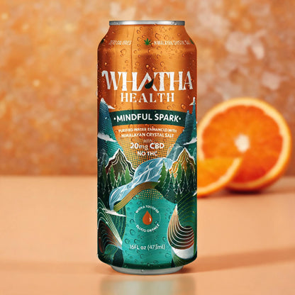orange CBD drink 