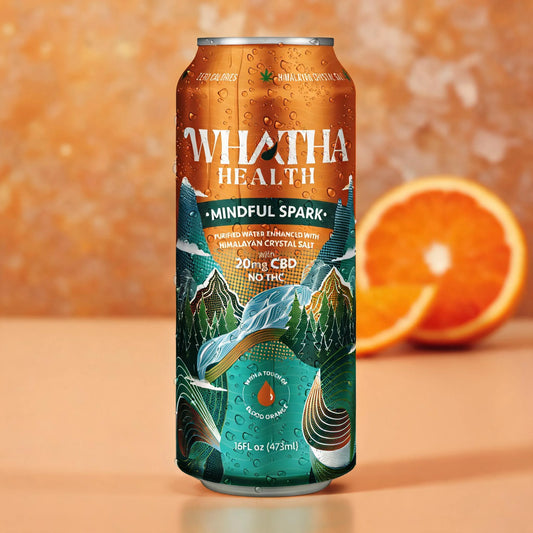 orange CBD drink 