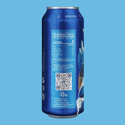 Can of Zen Hydrate with Nutrition facts